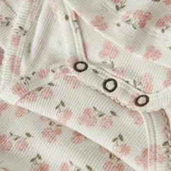Lil' Atelier Mädchen Gago Langarm Kleid Coconut Milk