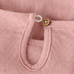 Lil' Atelier Mädchen Halina Kurzarm T Shirt Rose Tan