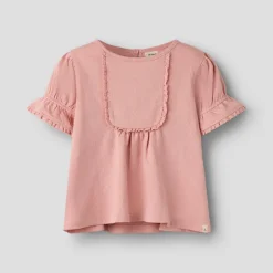 Lil' Atelier Mädchen Halina Kurzarm T Shirt Rose Tan