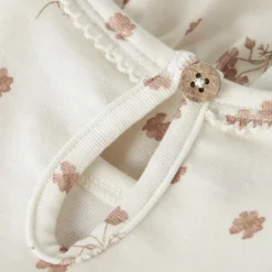 Lil' Atelier Mädchen Layo Langarm Kleid Coconut Milk