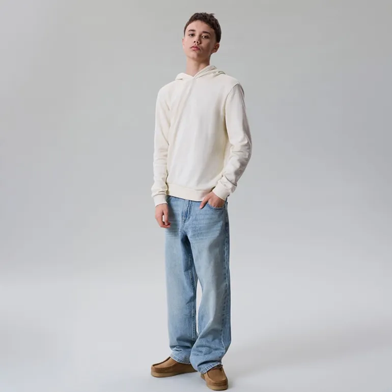 LMTD Junge Bex Extra Loose Fit Jeans Light Blue Denim