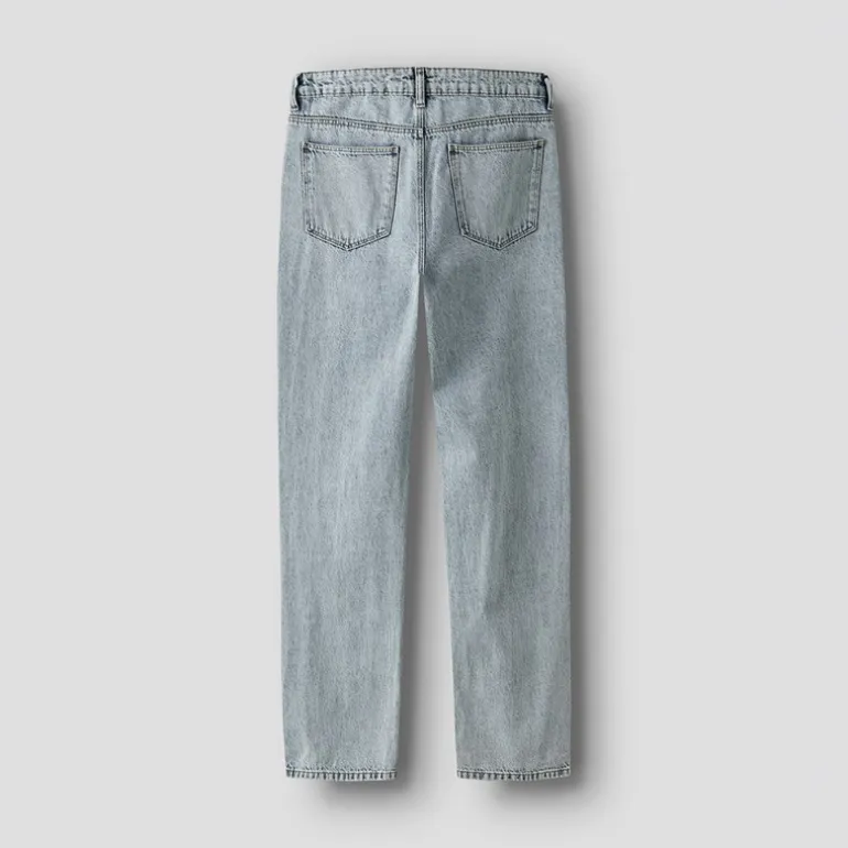 LMTD Junge Birm Loose Fit Jeans Light Blue Denim
