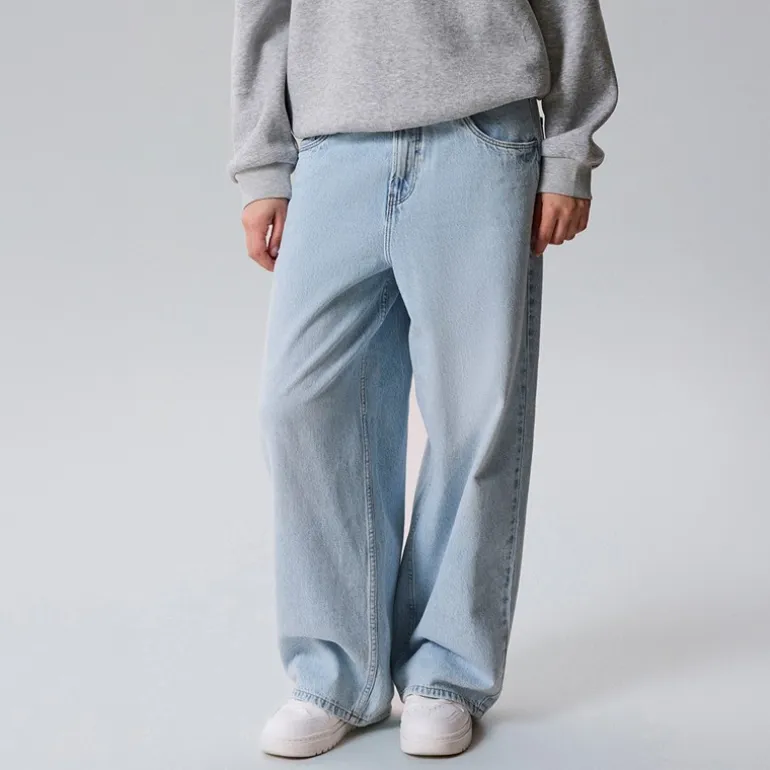 LMTD Junge Birm Loose Fit Jeans Light Blue Denim