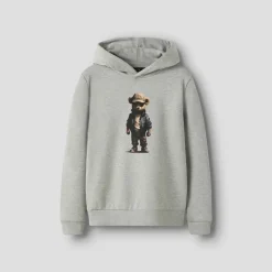 LMTD Junge Namse Hoodie Light Grey Melange