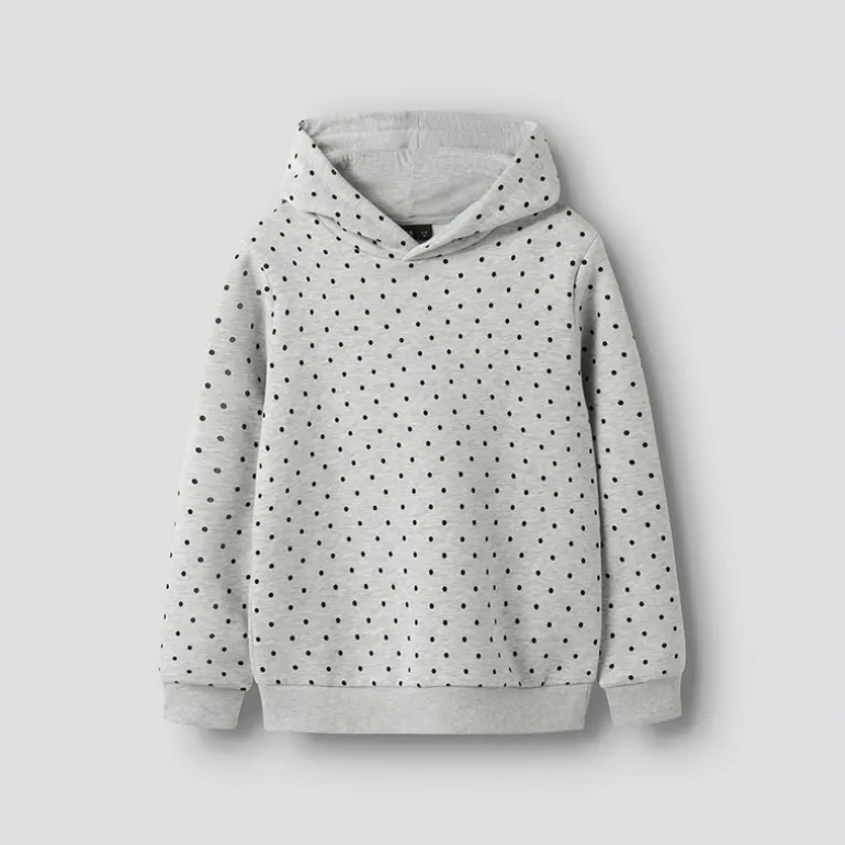 LMTD Mädchen Dosso Hoodie Light Grey Melange