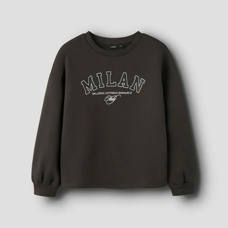 LMTD Mädchen Faris O-Ausschnitt Pullover Black Coffee