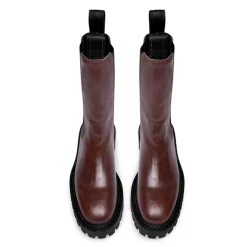 LÄST Damen Angie Chelsea Stiefel Dark Brown