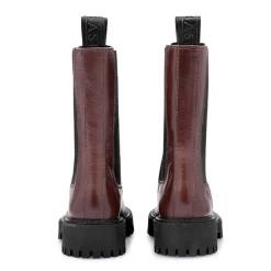 LÄST Damen Angie Chelsea Stiefel Dark Brown