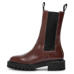 LÄST Damen Angie Chelsea Stiefel Dark Brown