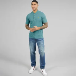Lyle And Scott Vintage Herren Poloshirt Blue Storm