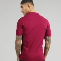 Lyle And Scott Vintage Herren Poloshirt Rich Burgundy