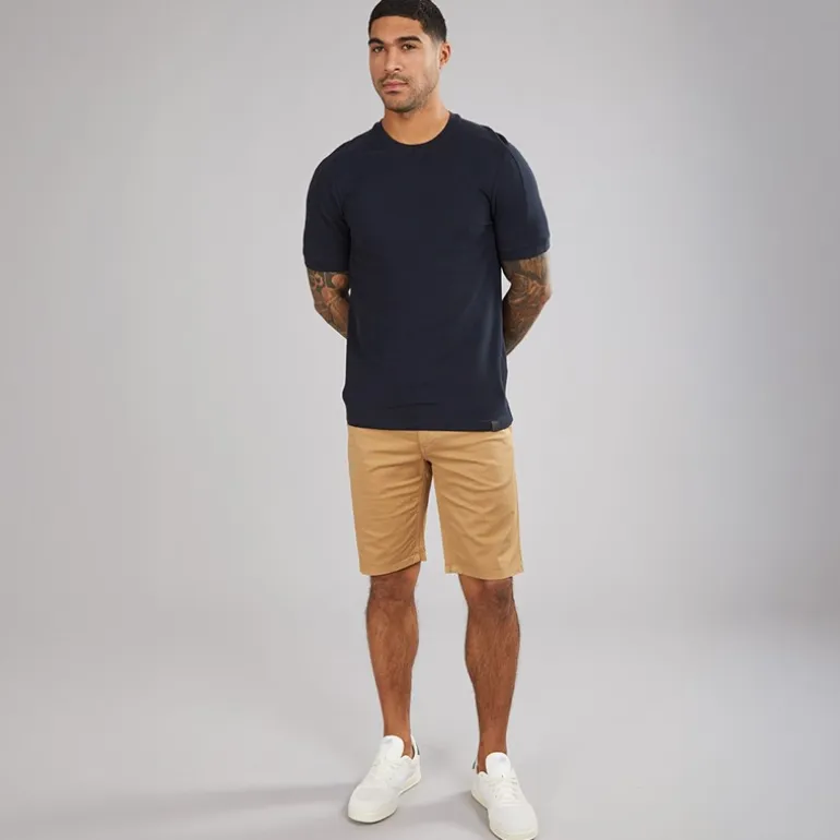 Lyle And Scott Vintage Herren T Shirt mit Einsätzen Z271 Dark Navy
