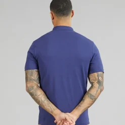 Lyle And Scott Vintage Herren Poloshirt Deep Indigo