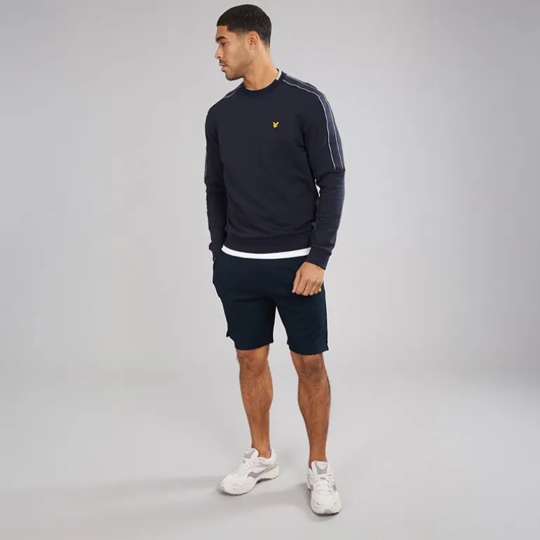 Lyle And Scott Vintage Herren Fleece Shorts Z271 Dark Navy