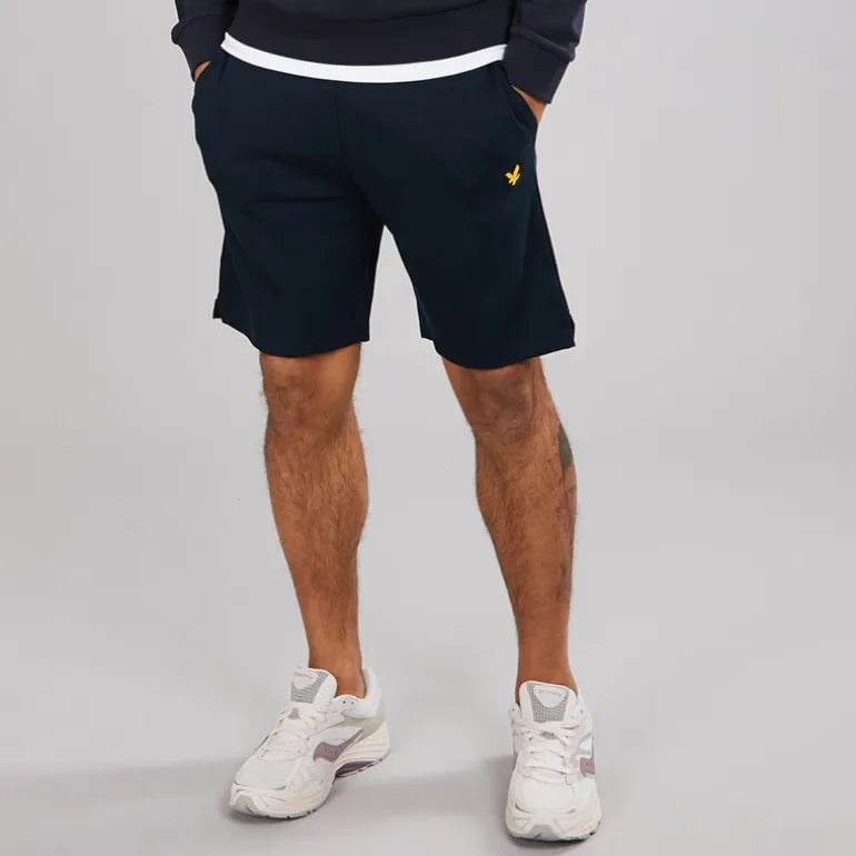 Lyle And Scott Vintage Herren Fleece Shorts Z271 Dark Navy