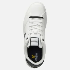 Lyle And Scott Vintage Herren Elgin Loch Turnschuhe Weiß/Schwarz White Black