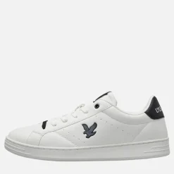 Lyle And Scott Vintage Herren Elgin Loch Turnschuhe Weiß/Schwarz White Black