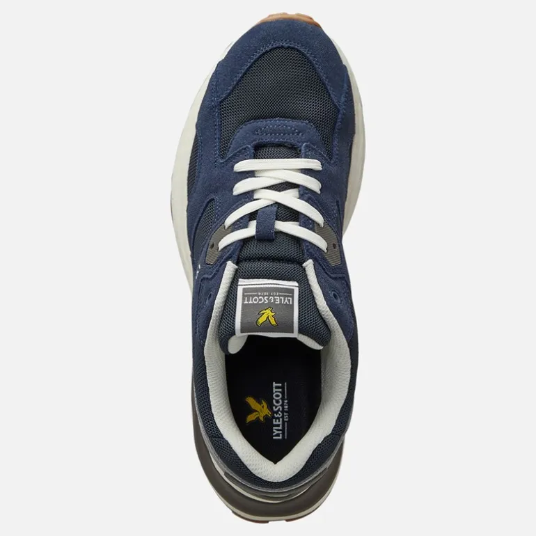 Lyle And Scott Vintage Herren Logan Sneaker Blau