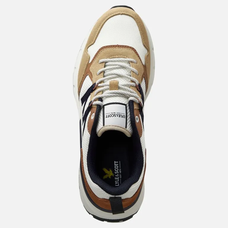 Lyle And Scott Vintage Herren Lennox Sneaker White Beige