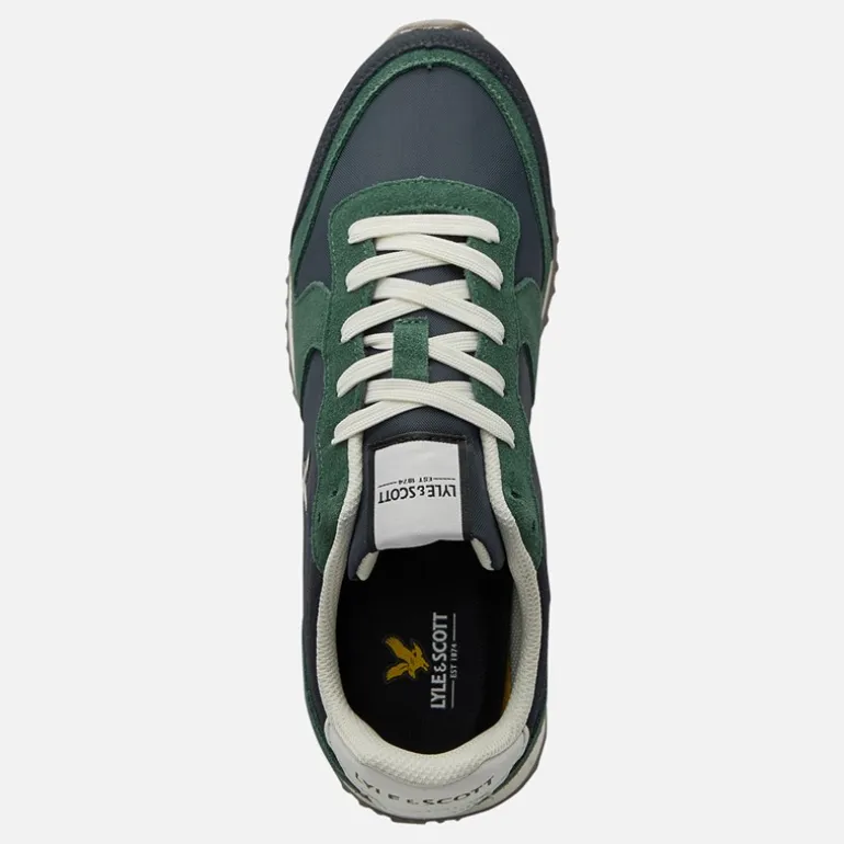 Lyle And Scott Vintage Herren Leno Sneaker Blue Green