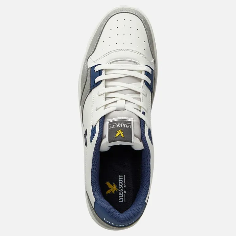 Lyle And Scott Vintage Herren Callum Sneaker White Blue