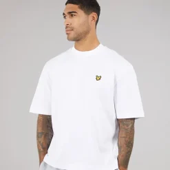 Lyle And Scott Vintage Herren Oversized 1874 T Shirt Weiß