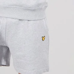 Lyle And Scott Vintage Herren weite Shorts Light Grey Marl