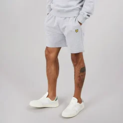 Lyle And Scott Vintage Herren weite Shorts Light Grey Marl