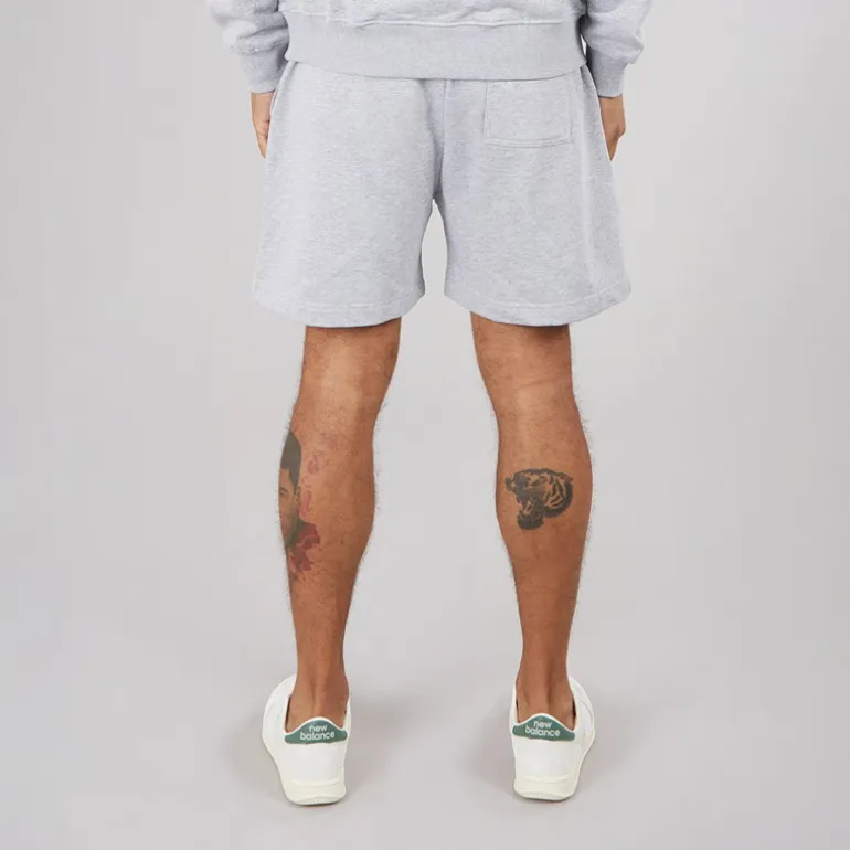 Lyle And Scott Vintage Herren weite Shorts Light Grey Marl