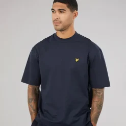 Lyle And Scott Vintage Herren Oversized 1874 T Shirt Dark Navy