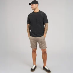 Lyle And Scott Vintage Herren Emblem Frottee T-Shirt Z865 Jet Black