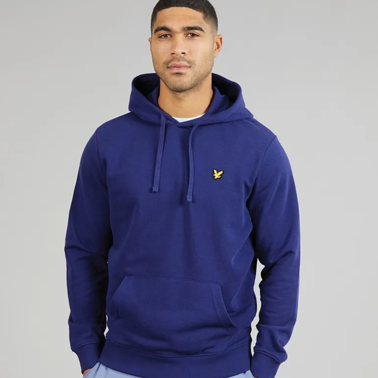 Lyle And Scott Vintage Herren Kapuzenpullover Deep Indigo