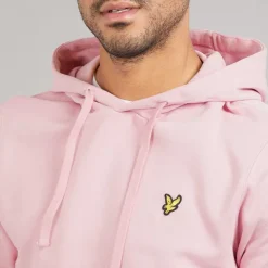 Lyle And Scott Vintage Herren Kapuzenpullover X574 Pink Light