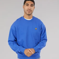 Lyle And Scott Vintage Herren Oversized 1874 Sweatshirt Midnight Blue
