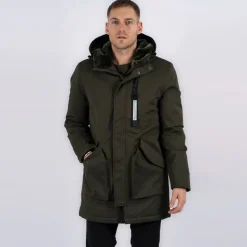 Marcus Herren Clark Windjacke Olivgrün
