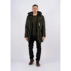 Marcus Herren Clark Windjacke Olivgrün