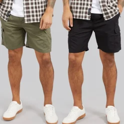 Marcus Herren Duran Cargo Shorts Zwei Pack Mix Farben