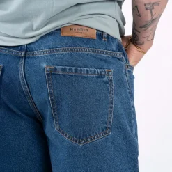 Marcus Herren Justin 2239 Denim Shorts Med. Blue Wash