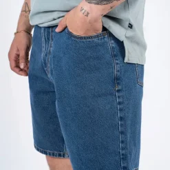 Marcus Herren Justin 2239 Denim Shorts Med. Blue Wash