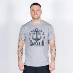 Marcus Herren Koch T Shirt S/Hellgrau Melange S//Light Grey Melange
