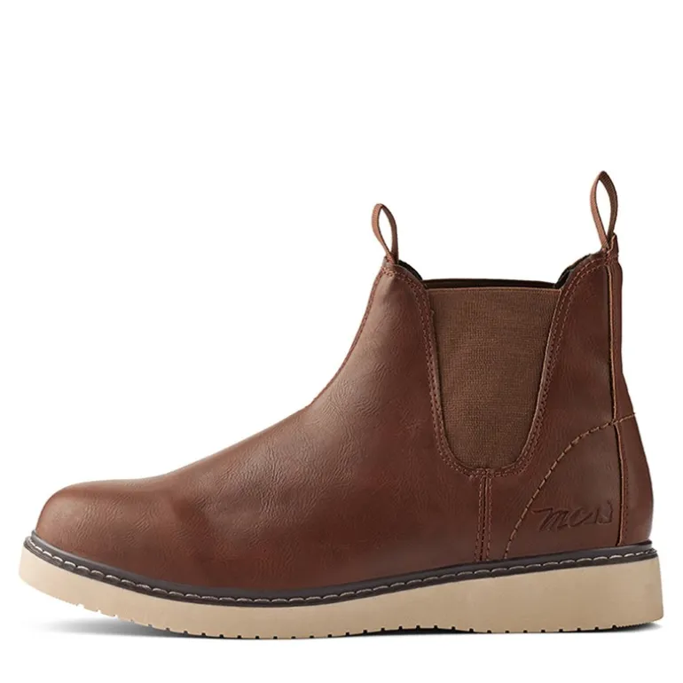 MCS Herren Chelsea Boots Dunkel Camel