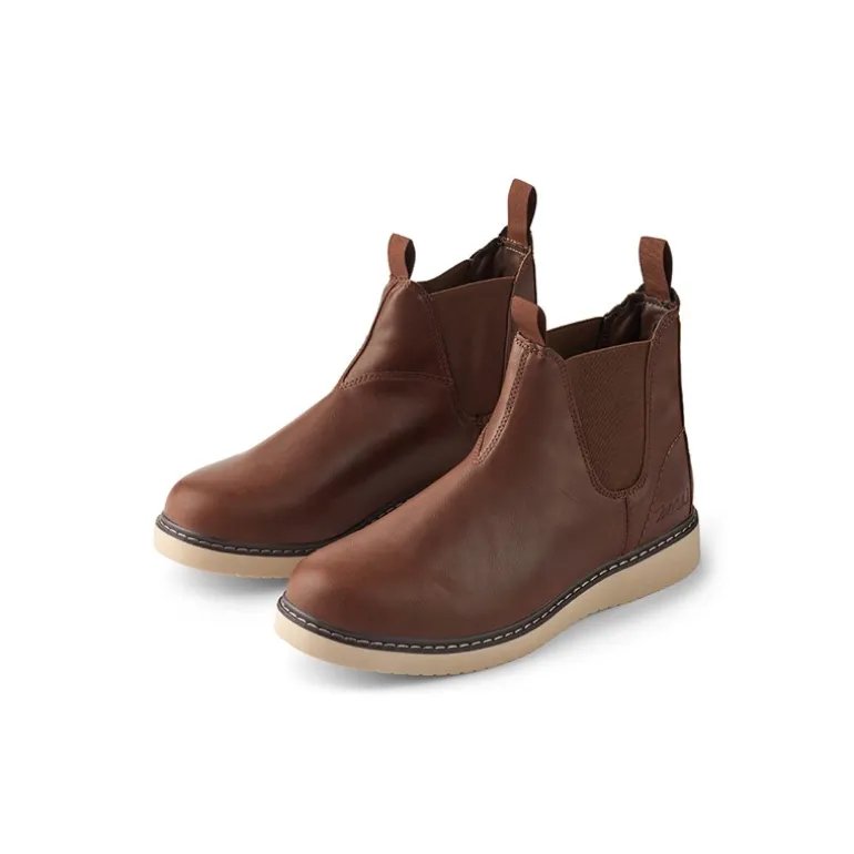 MCS Herren Chelsea Boots Dunkel Camel