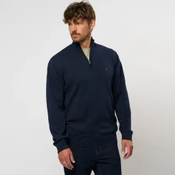 MCS Herren Eli Strick Pullover Dark Sapphire