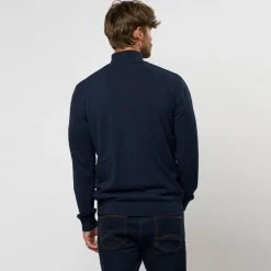 MCS Herren Eli Strick Pullover Dark Sapphire