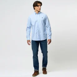 MCS Herren Greg Hemd Light Blue
