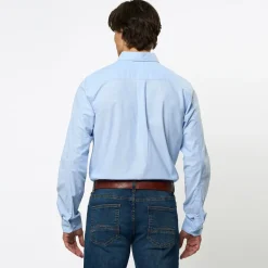 MCS Herren Greg Hemd Light Blue
