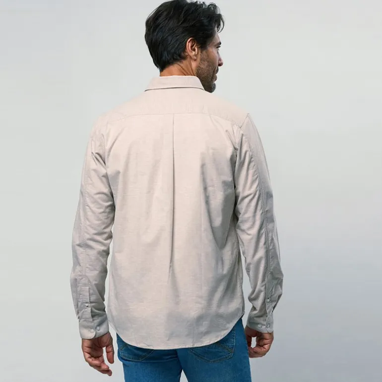 MCS Herren Greg Hemd Silver Mink
