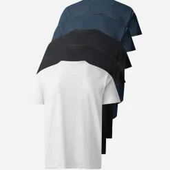 MCS Herren Ohio Fünferpack T Shirts Dunkles Saphir/Dunkles Saphir/Tapete/Tapete/Weiss Darksap/Darksap/Taps/Taps/Whi
