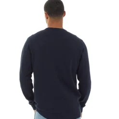 MCS Herren Rundhals Ellison Strickpullover Dunkelblau