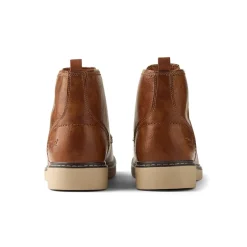 MCS Herren Stiefel Dunkel Camel